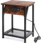 End Table with Charging Station & USB Ports￼
