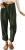  Women Casual High Waisted Corduroy Straight Leg Pants￼