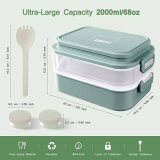  Stackable Bento Box Lunch Box￼
