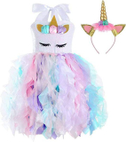 Sequin Unicorn Dress for Girls￼