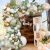  119Pcs Olive Green Retro Balloon Garland Arch Kit￼