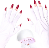1 Pair UV Light Gloves for Gel Nails￼