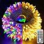 Christmas Lights Outdoor 720 LED 328ft Color Changing Lights with Remote￼