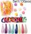 130 PCS Hair Ties Hair Clips Sets￼