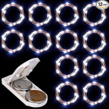  12 Pcs Cool White Fairy String Lights￼