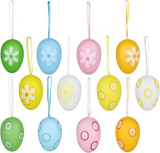  12Pcs Easter Eggs Hanging Ornaments￼