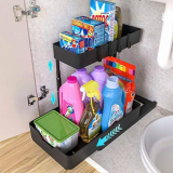  Adjustable Under Sink Organizers and Storage￼