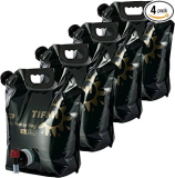 4 Pack 1.3 Gallon Collapsible Water Container Bag