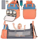  Baby Diaper Bag Backpack with Changing Station & USB Charging￼