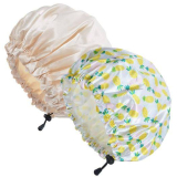 Luvruitaky Shower Cap 2PCS Large Shower Caps