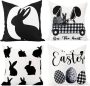  Easter Pillow Covers 18×18 Set of 4￼