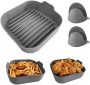  Silicone Air Fryer Basket Liner￼