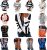 Fall Sweatshirts for Women 2022 Casual Zip Up Hooded Long Sleeve Sweatshirts Fashion Striped Printed Sweatshirt