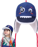  Toddler Winter Hat Sherpa Lined Baby Trapper Hat Fleece￼